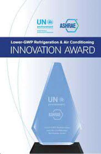 ASHRAE, ONU Medio Ambiente aceptando aplicaciones para el Premio a Más Bajo Potencial de Calentamientamiento Global
