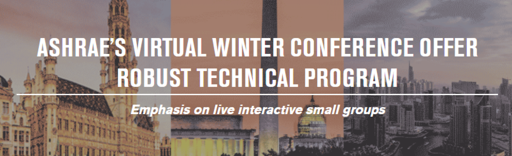 ASHRAE’s Virtual Winter Conference Offer Robust Technical Program