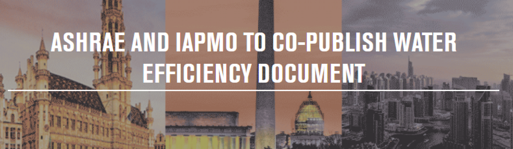 ashrae-and-iapmo-to-co-publish-water-efficiency-document
