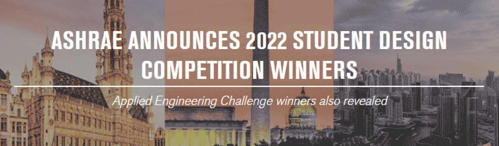 ASHRAE anuncia los ganadores del concurso de diseño para estudiantes de 2022